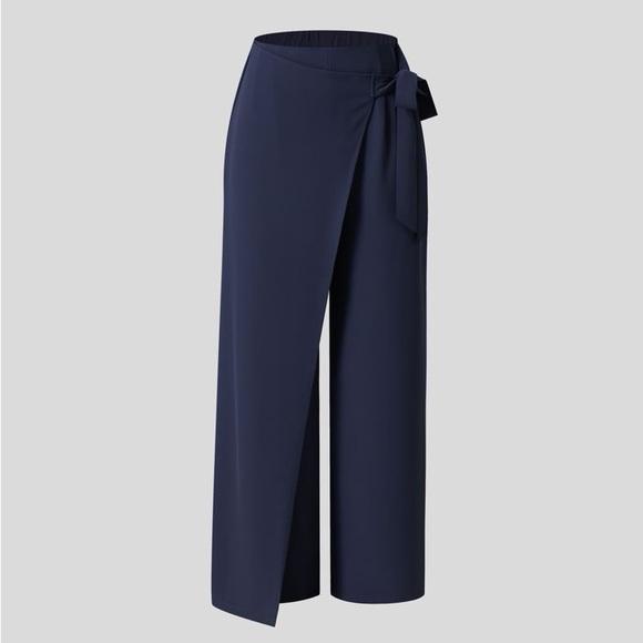 HALARA Pants - Halara Flex™ High Waisted Tie Side Wide Leg Work Pants Size Small
